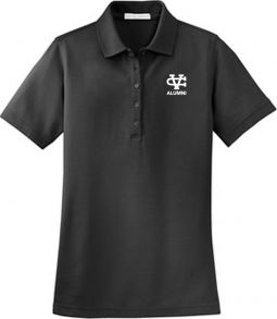 Ladies Pique Polo, Black
